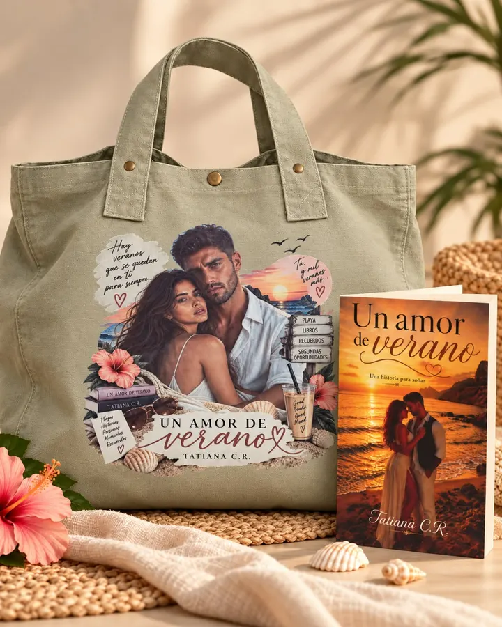 Bolsa de tela de Un amor de verano con Mixél y Logan
